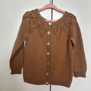 Hand knitted cardigan